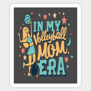 In My Volleyball Mom Era Women Mama Sport Player Magnet